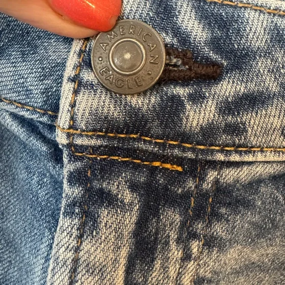 American Eagle Outfitters Blue Straight Jeans Classic 90's Style MEN'S 34x30 #V - Picture 3 of 8